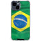 Brazil Flag iPhone 15 Clear Case